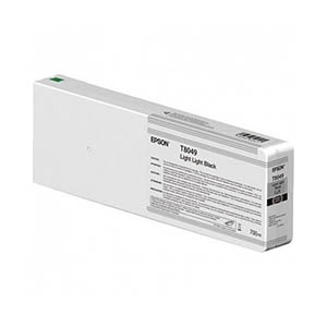 Afbeelding van Epson T8049 inktcartridge licht licht zwart (origineel)